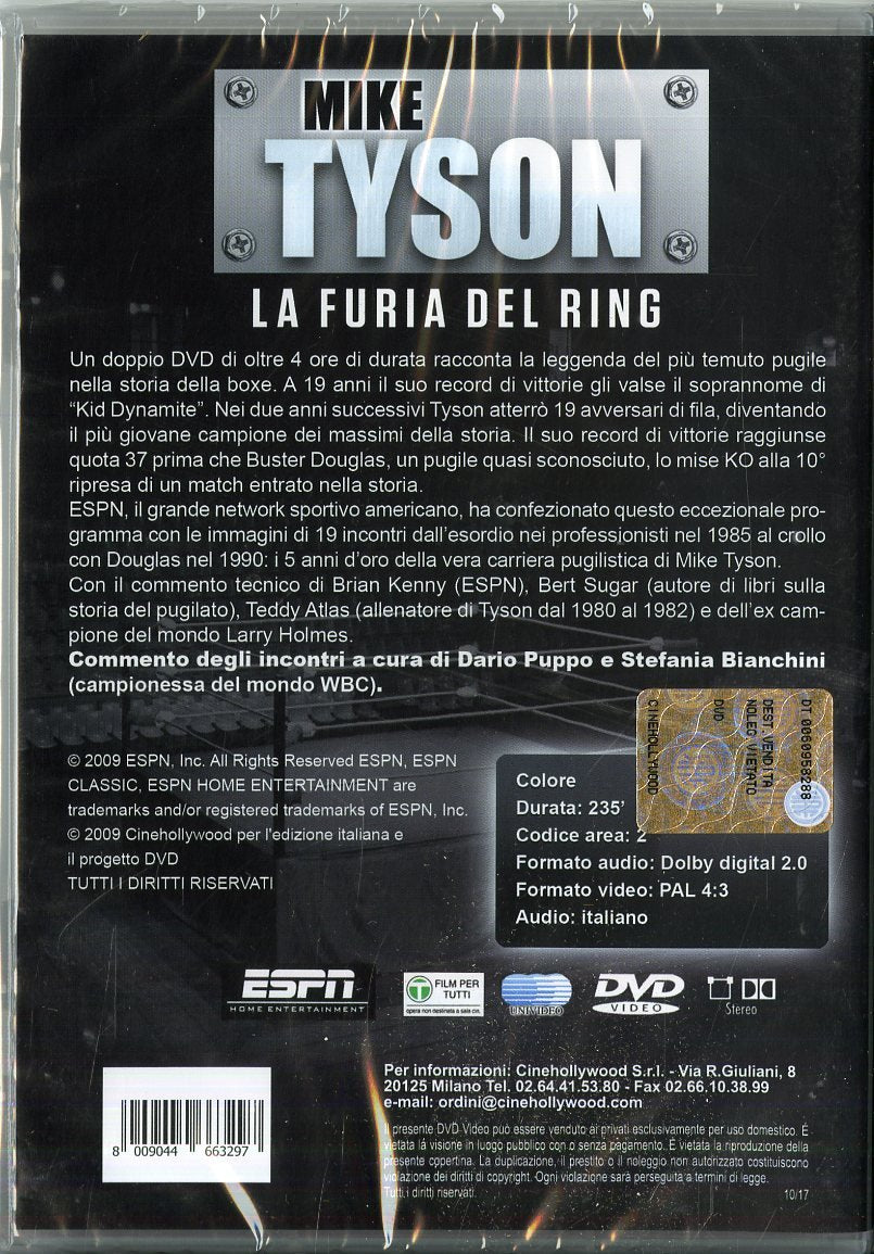Mike Tyson - La Furia Del Ring (2 Dvd
