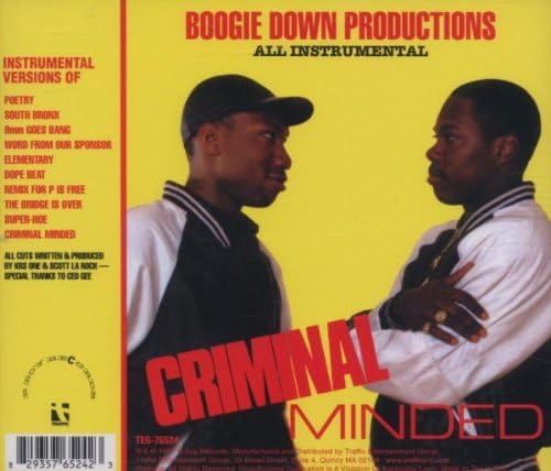 Criminal Minded (Instrumentals