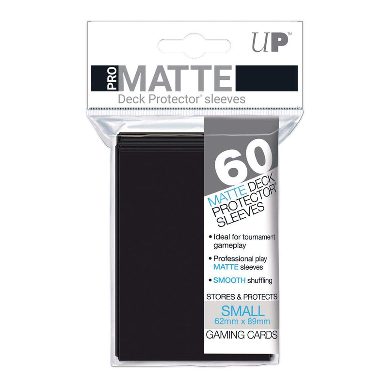 Ultra Pro Matte Tarjeta Mangas (Paquete de 60, Negro