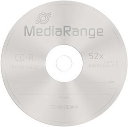 MediaRange MR201 CD-R 700MB 25pieza(s) CD en Blanco - CD-RW vírgenes (CD-R, 700 MB, 25 Pieza(s), 80 mm, 80 min, Plata)