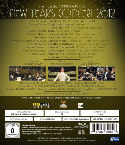 New Years Concert 2012 (Arthaus: 108056)