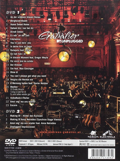 MTV Unplugged, 2 DVDs