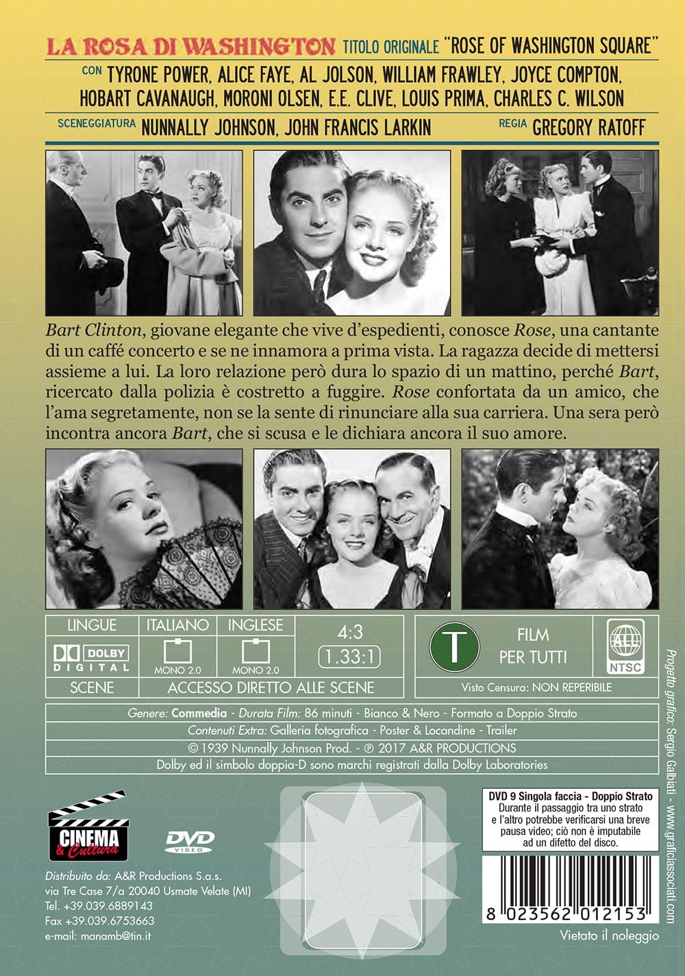 La Rosa Di Washington (1939