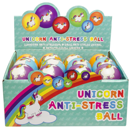 4 x Softball Unicorn Foam Ball Party Bag Children's Birthday Party