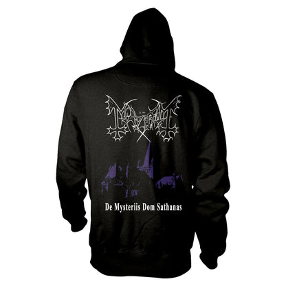 MAYHEM - DE MYSTERIIS DOM SATHANAS BLACK Hooded Sweatshirt with Zip XX-Large