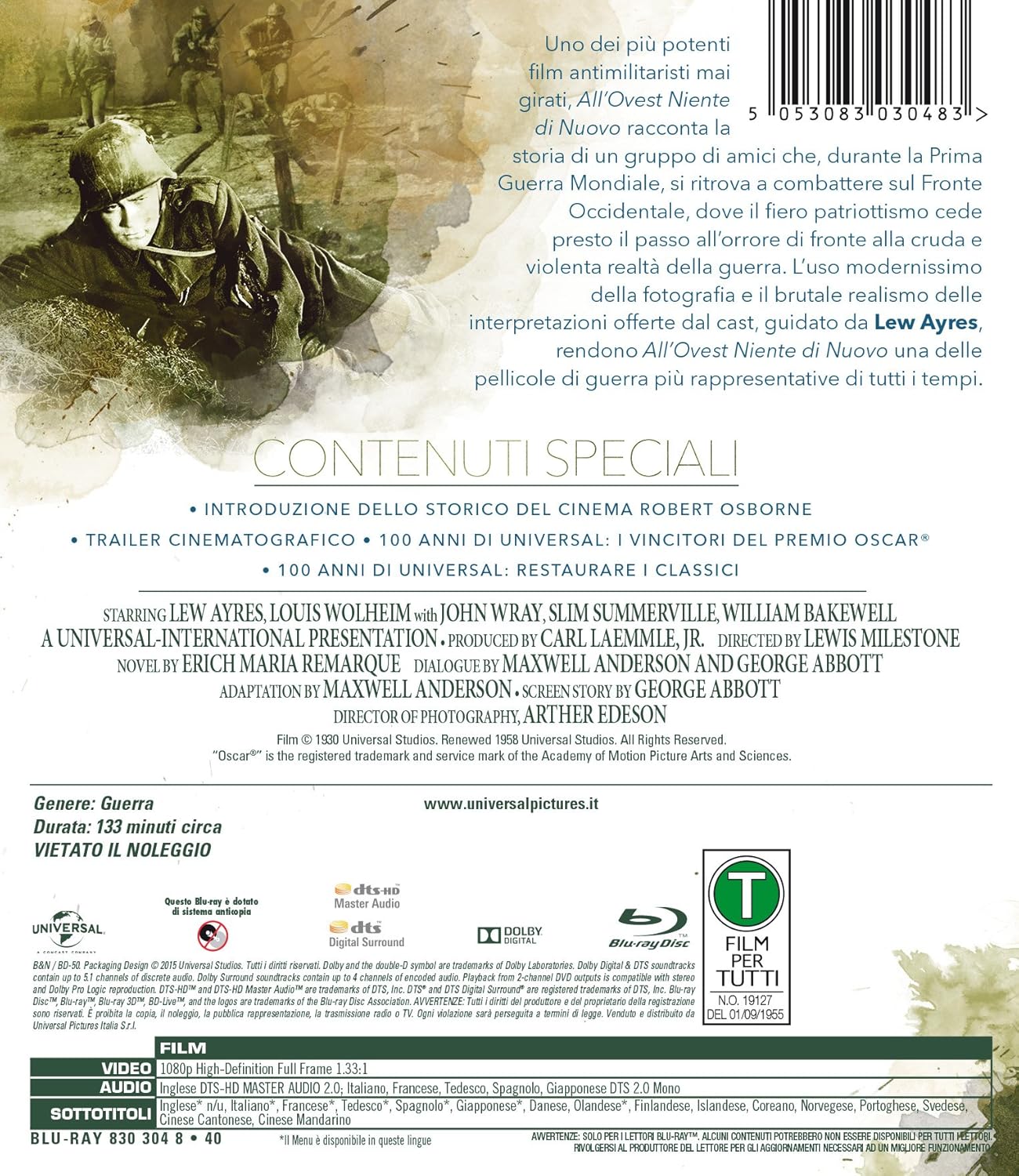 All'ovest Niente Di Nuovo (Collana Oscar)