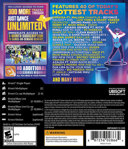 Just Dance 2018 for Xbox One Xbox One Standard