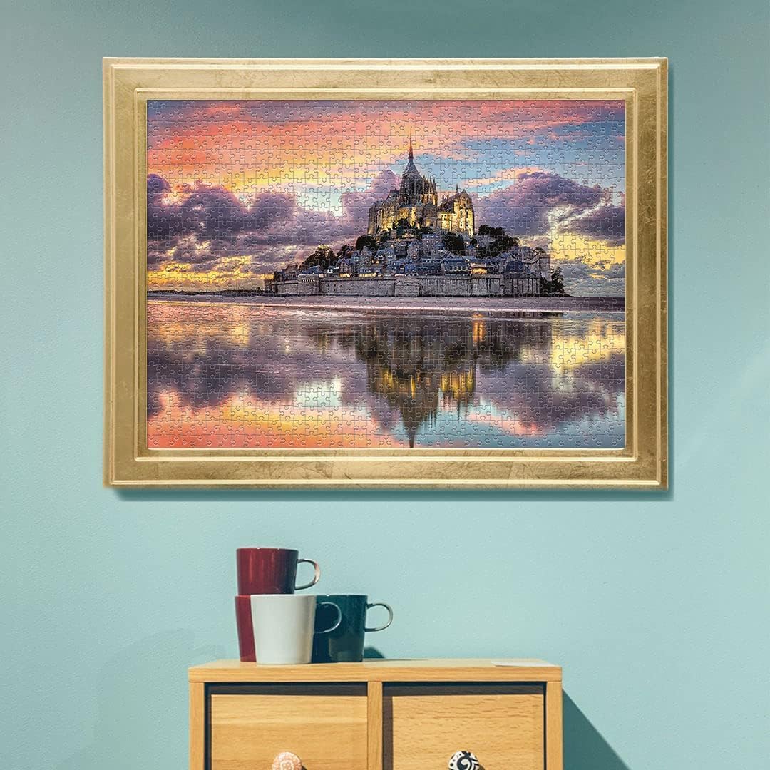 Clementoni - 39367 - Collection - Le magnifique Mont Saint-Michel - 1000 Pieces