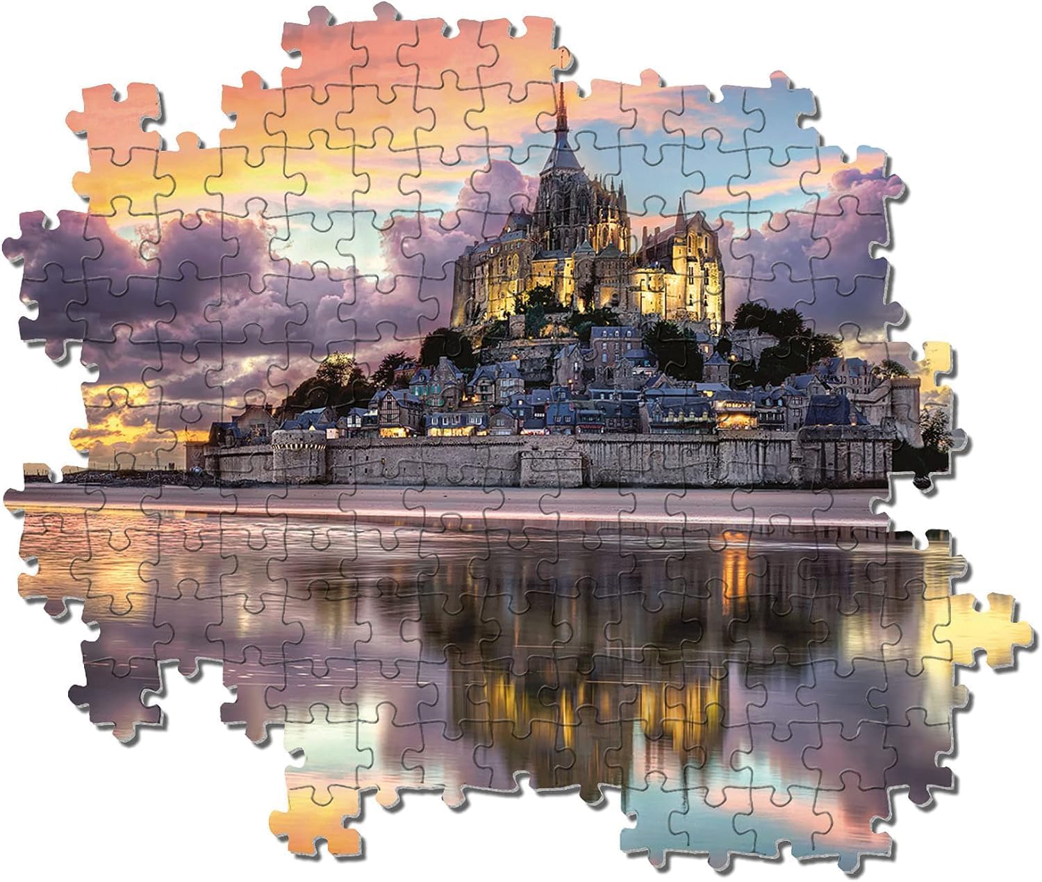 Clementoni - 39367 - Collection - Le magnifique Mont Saint-Michel - 1000 Pieces