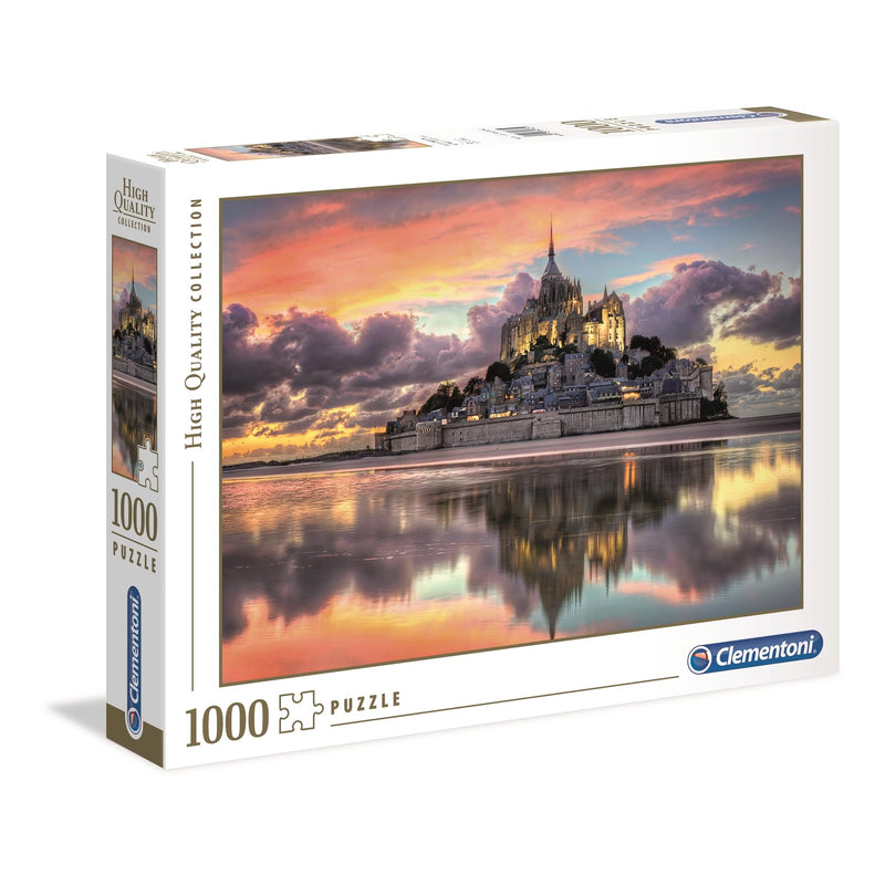 Clementoni - 39367 - Collection - Le magnifique Mont Saint-Michel - 1000 Pieces