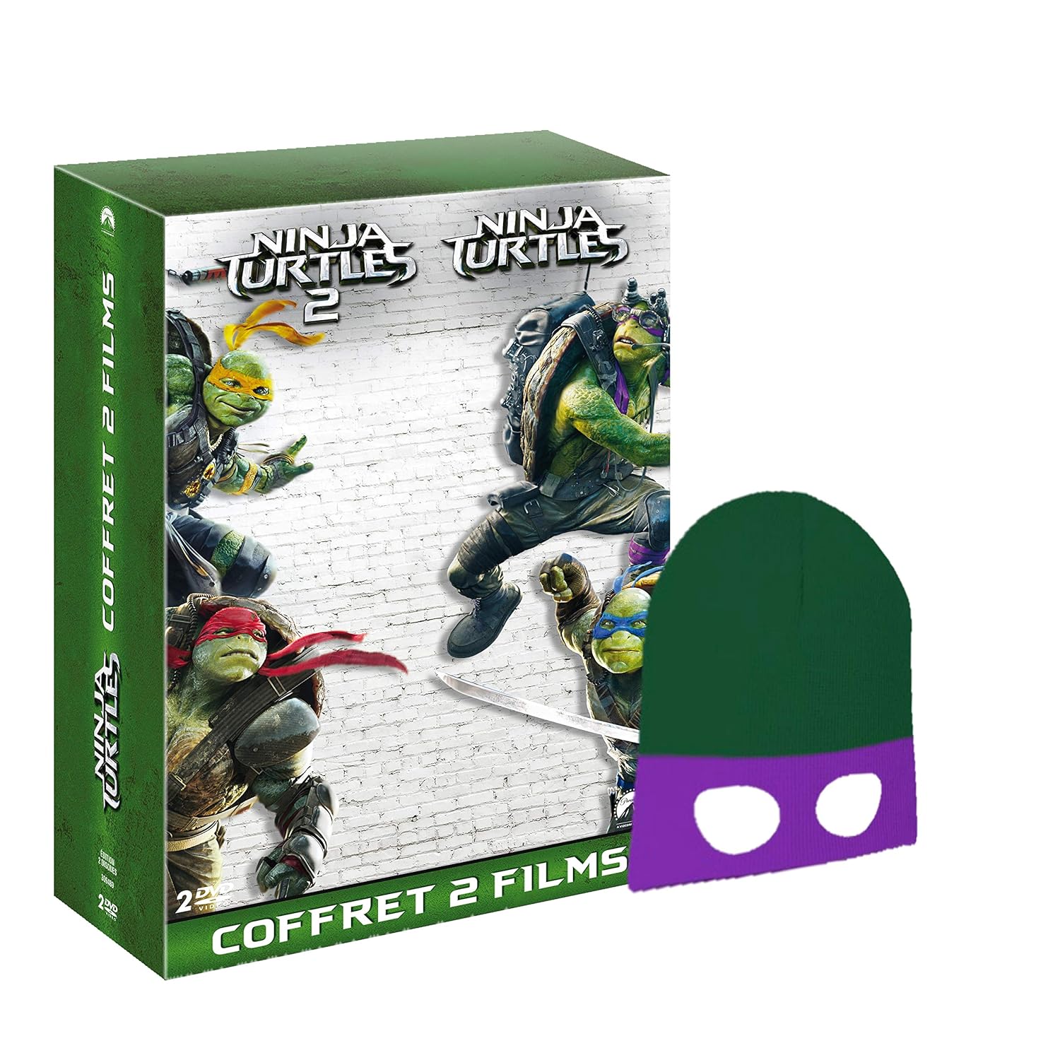 Coffret ninja turtles 2 films : ninja turtles 1 ; ninja turtles 2