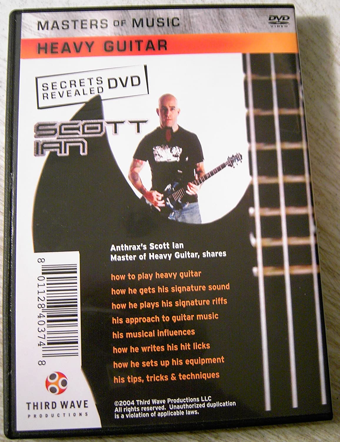 Scott Ian: Masters Of Music: Heavy Guitar - Secrets Revealed DVD