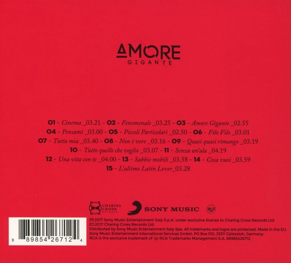 Amore Gigante, assorted