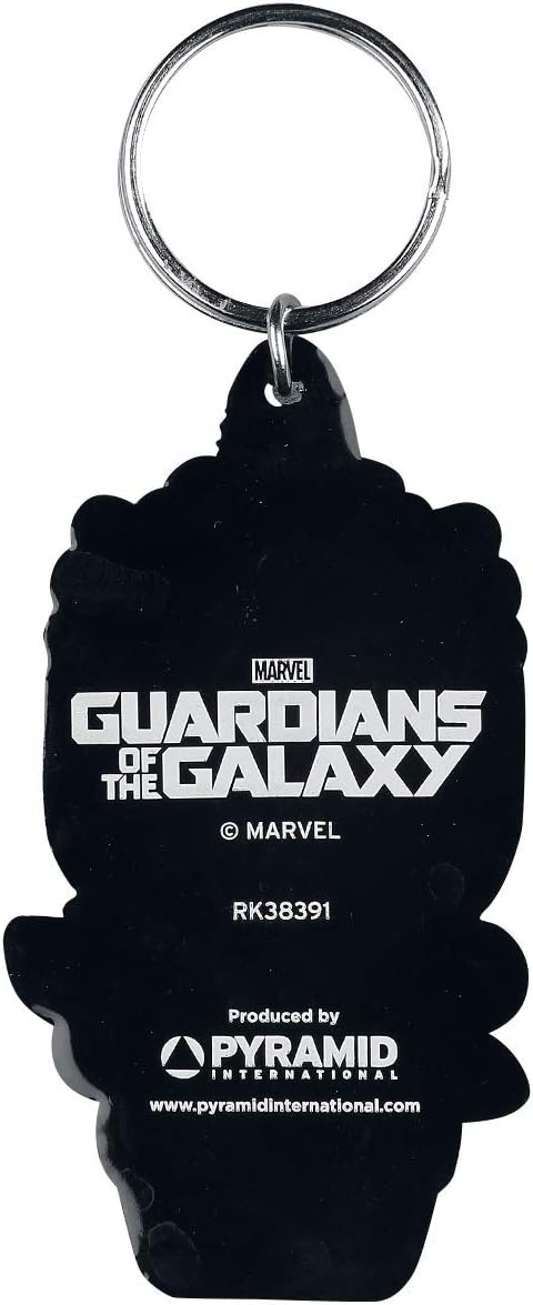 Disney RK38391C Guardians of The Galaxy-Baby Groot Rubber Keychain, Metal, Multicoloured, 4 x 6 x 1.3 cm