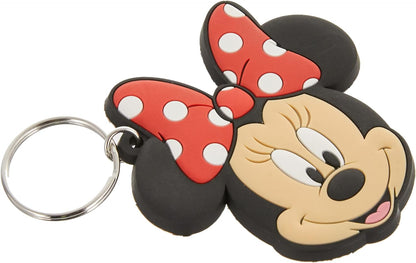 Disney Junior RK38321C Minnie Mouse-Head Rubber Keychain, Multicoloured, 60 x 80 cm