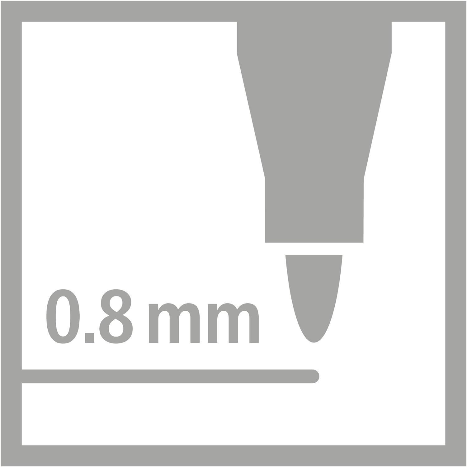 Nylon Tip Writing Pen - STABILO pointMax - Wallet of 24