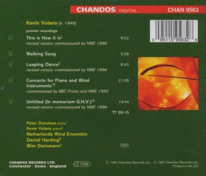 Wind Music (Netherlands Wind Ens, Harding, Steinmann)