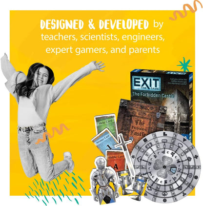 Thames & Kosmos - EXIT: The Forbidden Castle - Level: 4/5 - Unique Escape Room Game - 1-4 Players - Puzzle Solving Strategy Board Games for Adults & Kids, Ages 12+ - 692872