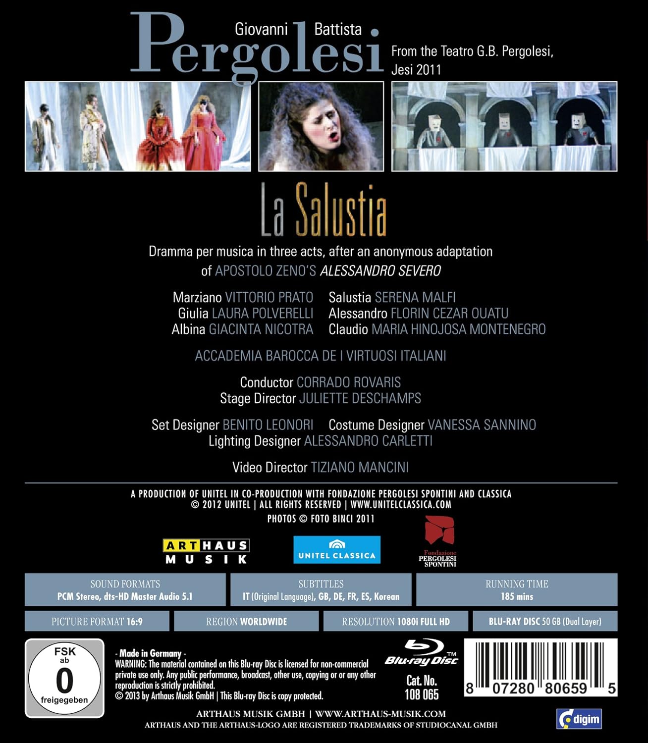 Pergolesi: La Salustia