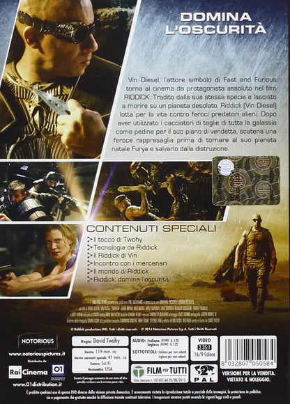 riddick dvd Italian Import