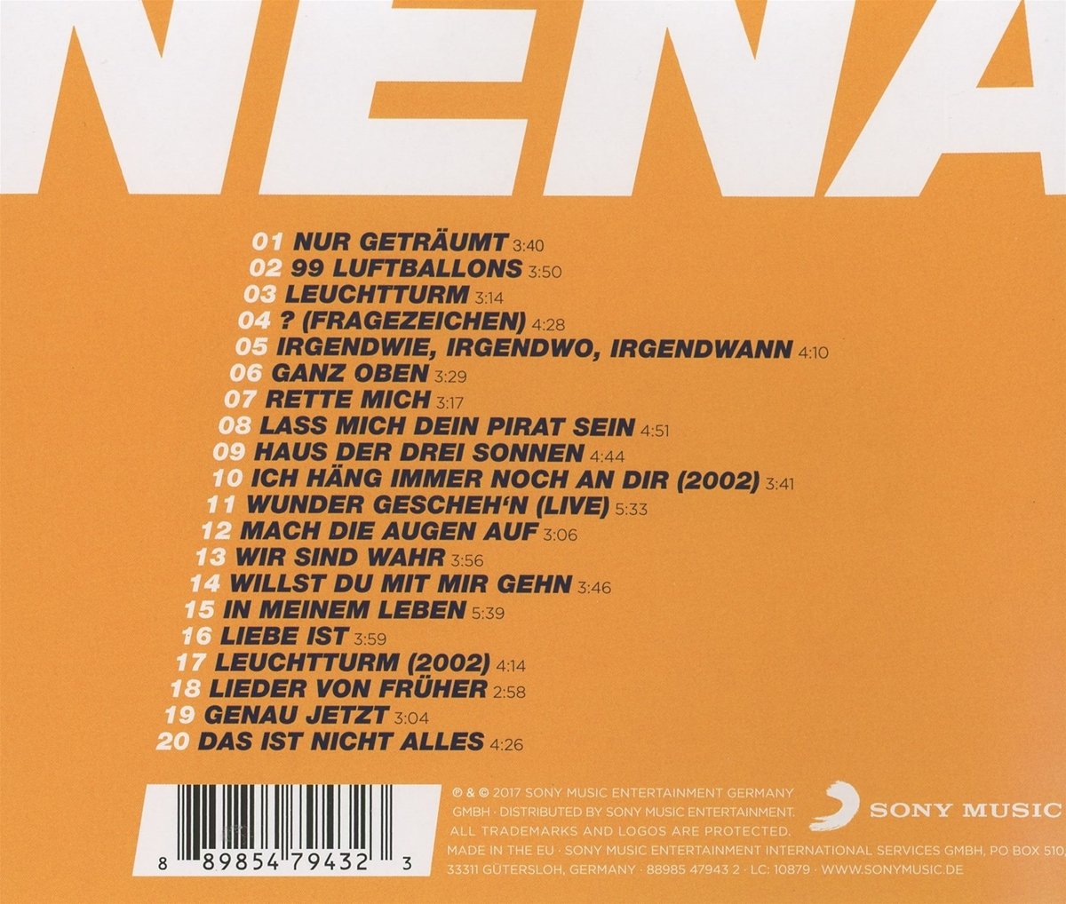 Nena 40 - Das neue Best of Album