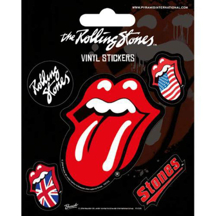 Pyramid International Rolling Stones (tongue) Vinyl Stickers, Paper