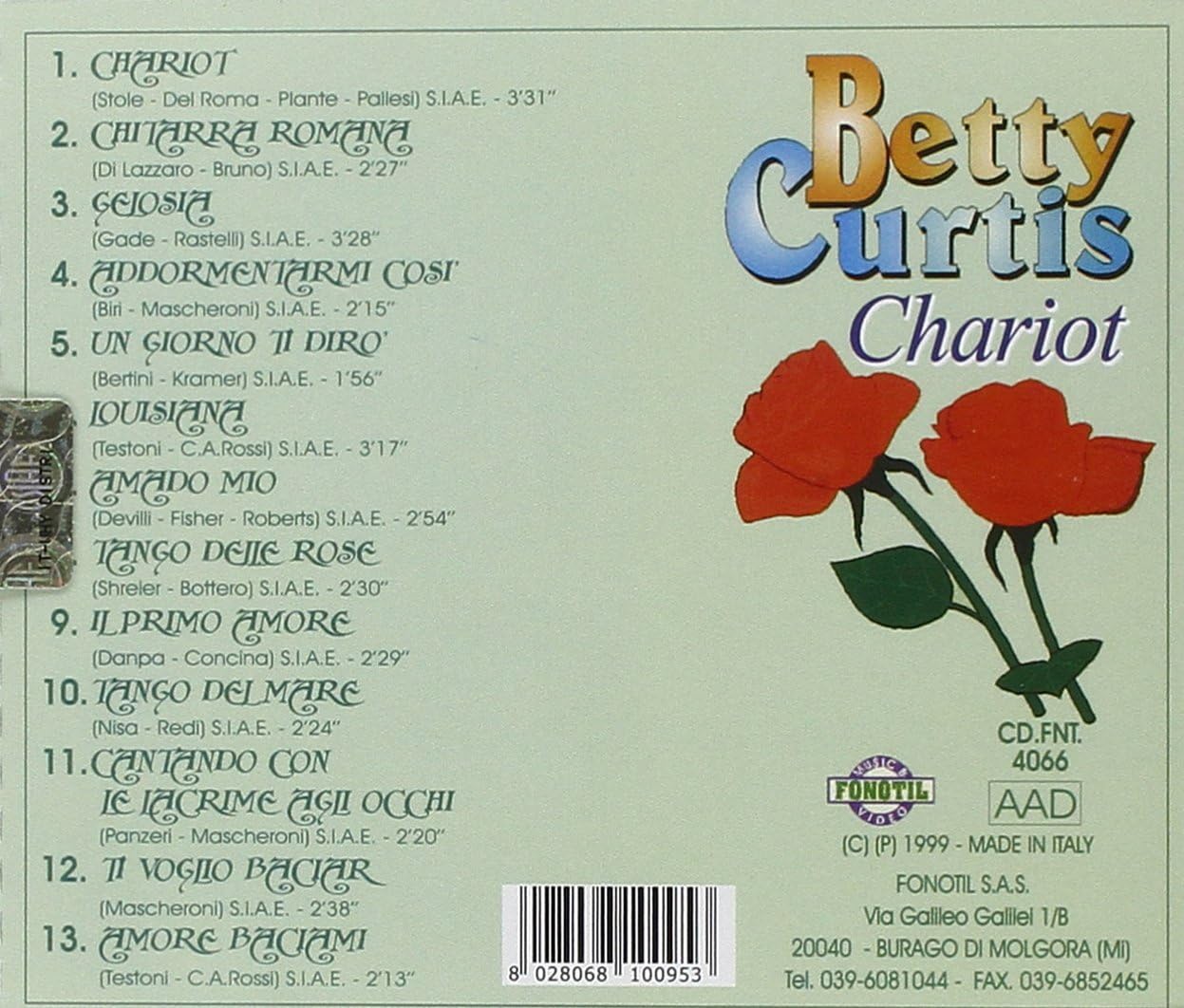Betty Curtis-I Miei Successi