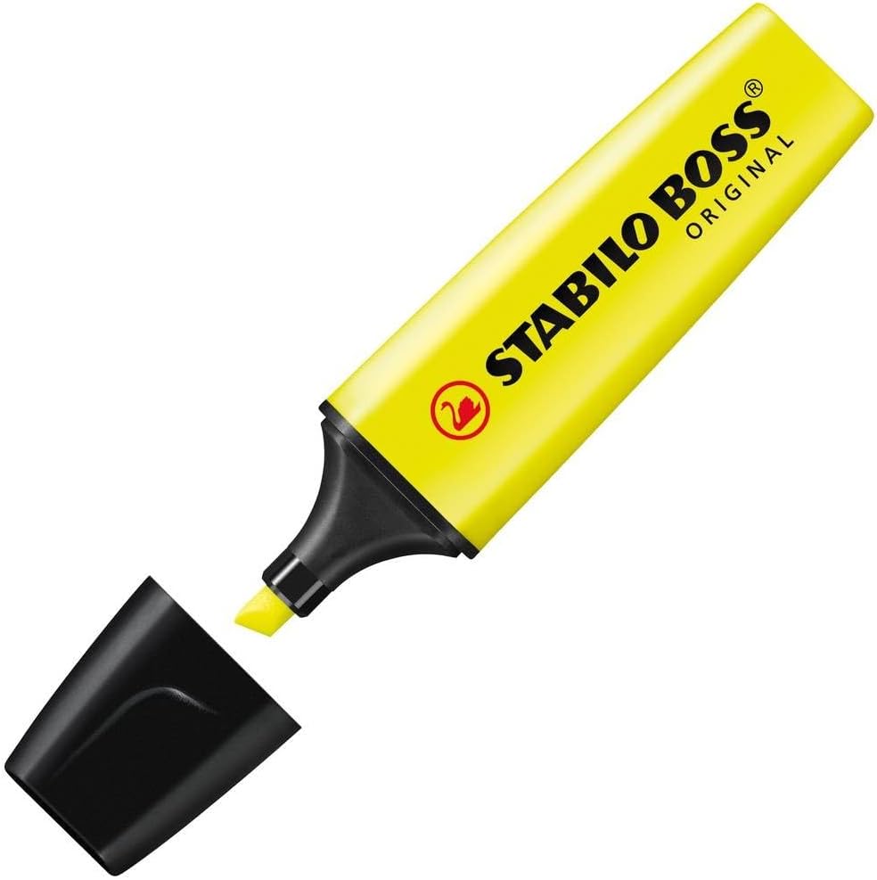 Highlighter - STABILO BOSS ORIGINAL - Pack of 4