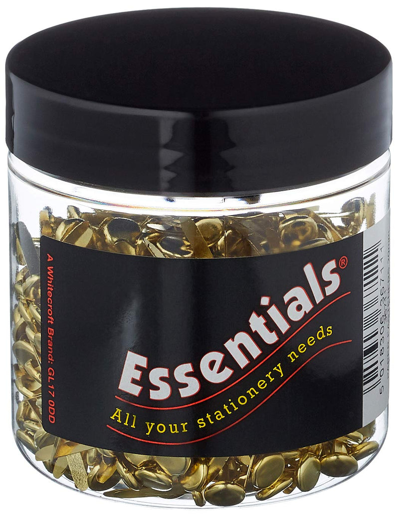 Whitecroft Essentials 36711 Value 20mm Paper Fasteners (Pack of 500