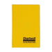 Exacompta - Ref 2426Z - Chartwell Casebound Level Survey Book - 192 x 120mm in Size, Excellent Strength When Wet, Ideal for Use Outside, Pre-Printed Pages, Yellow