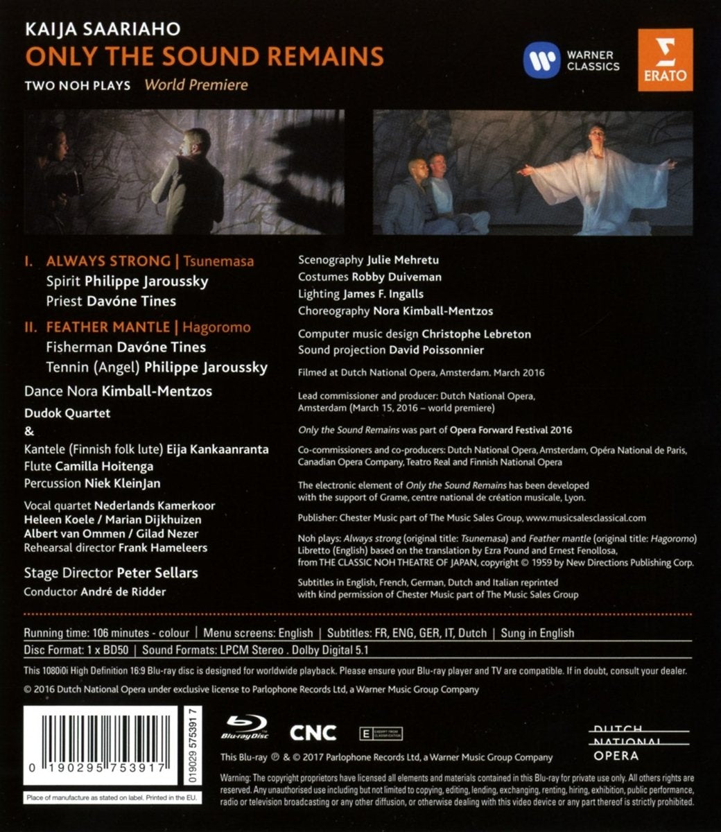 Saariaho: Only the Sound Remains