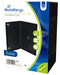 MediaRange CD/DVD Storage Media Case Black, Plastic, 5pcs, BOX30 (Black, Plastic, 5pcs