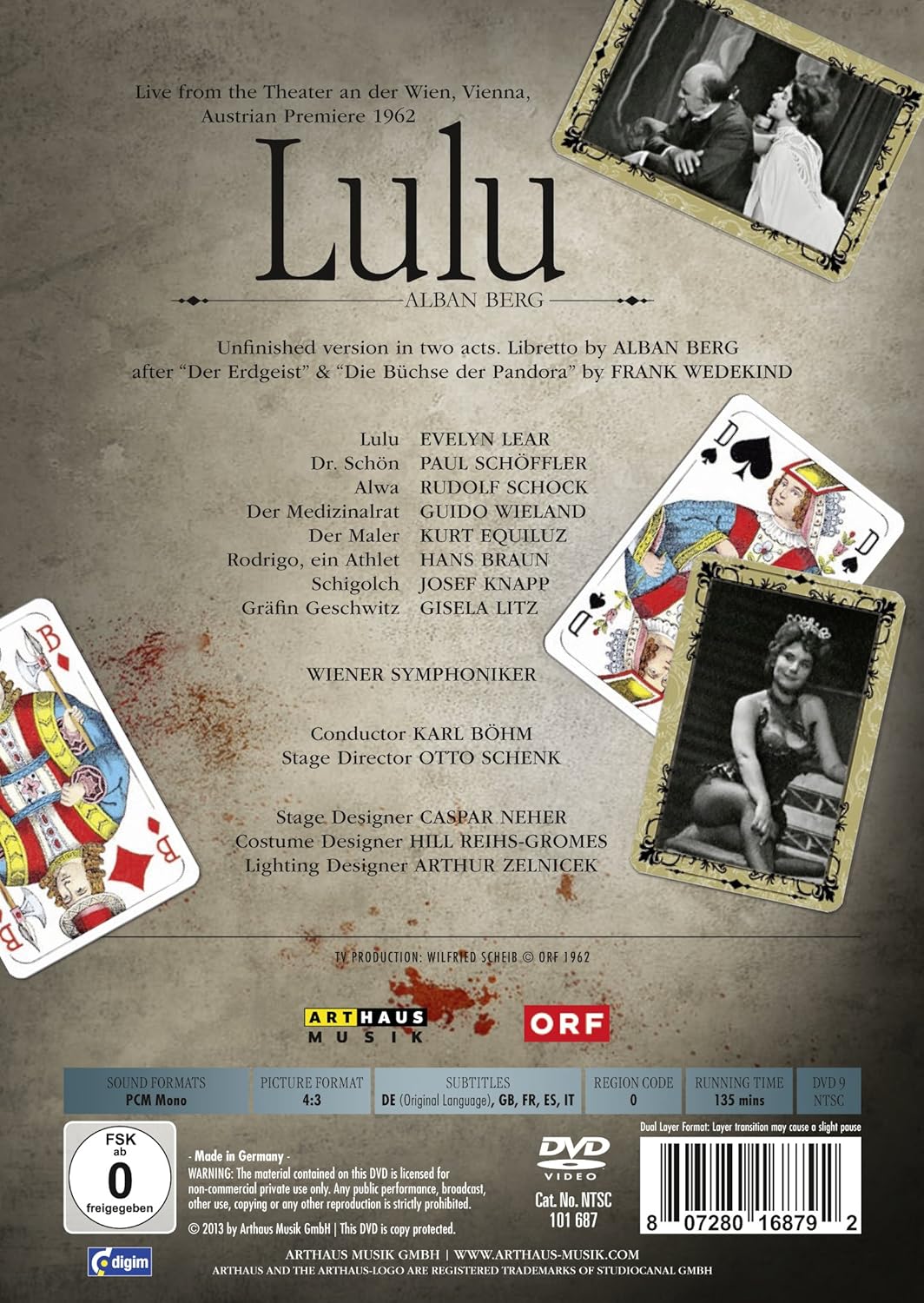 Alban Berg: Lulu (Wien, 1962
