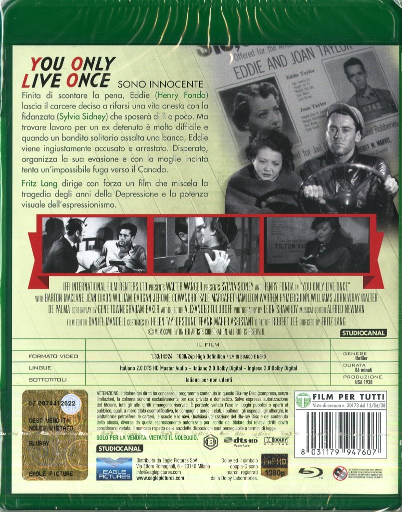 Sono Innocente (You Only Live Once)