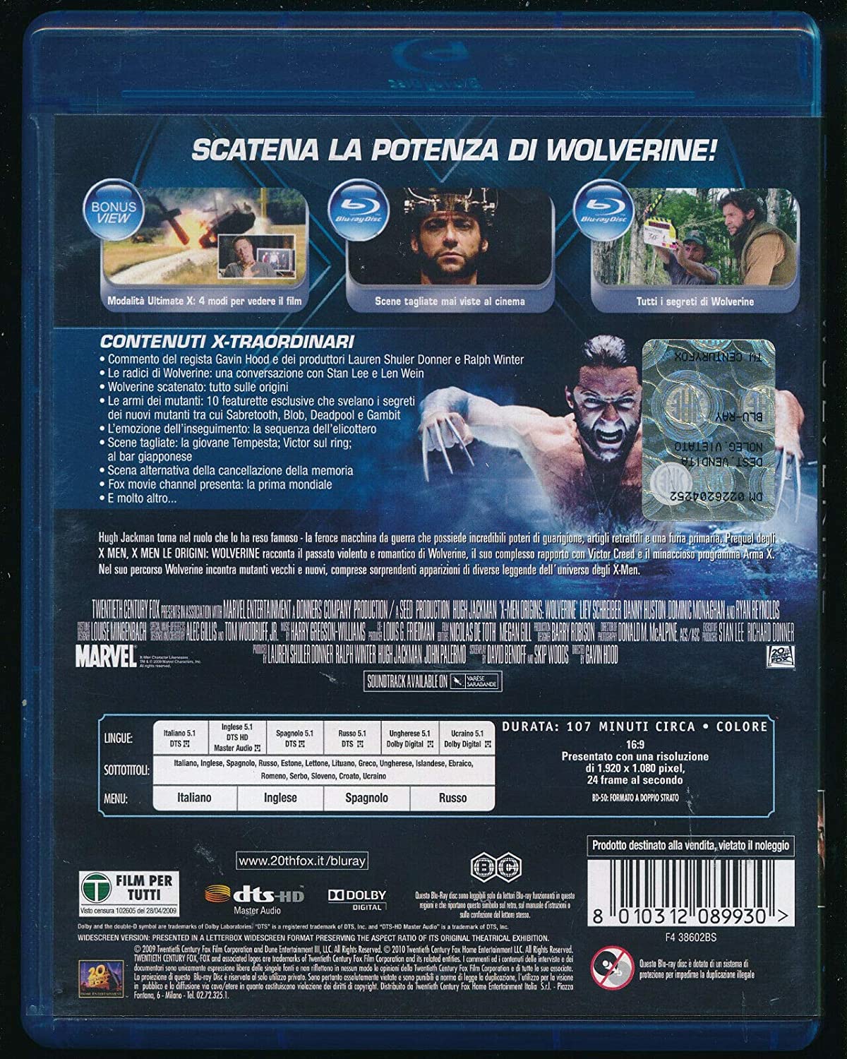 X-Men Le Origini - Wolverine
