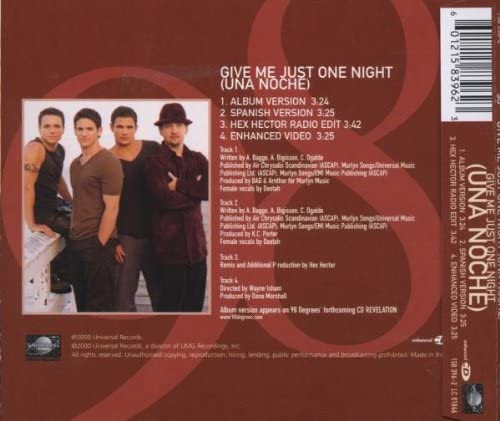 Give Me Just One Night