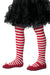 Smiffys Striped Tights, Childs, Red & White