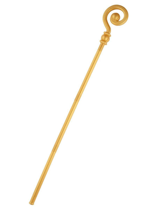Smiffys Extendable Crozier Staff, Gold