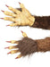 Smiffys Beast / Krampus Demon Gloves, Brown