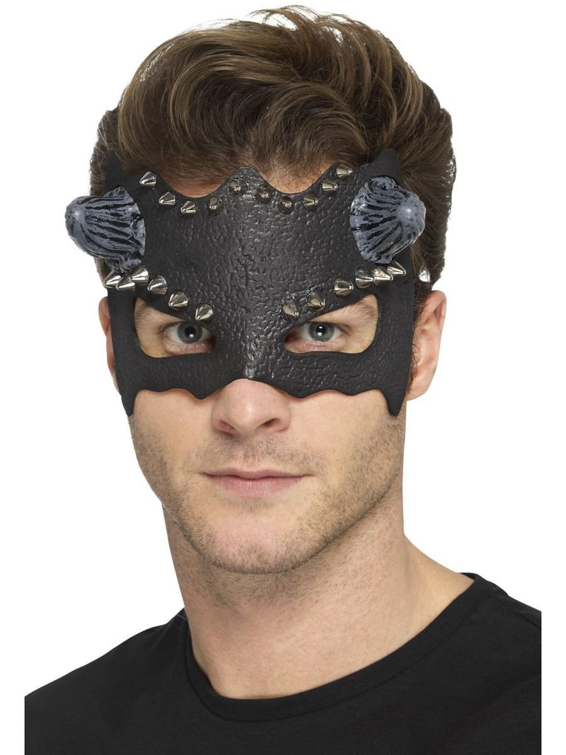 Smiffy's Devil Studded Eyemask, Black (US)