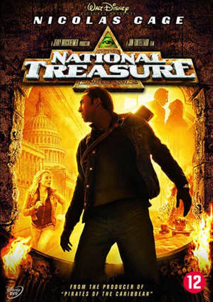 1-DVD SPEELFILM - NATIONAL TREASURE (2004