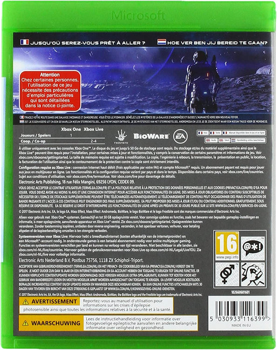 Electronic Arts Mass Effect Andromeda Xbox One Xbox One Standard