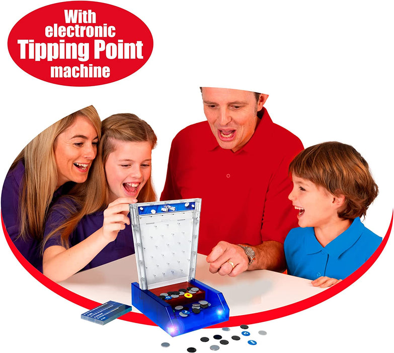 IDEAL | Tipping Point game: with electronic Tipping Point Machine and all new questions | Family TV Show Board Game | For 3+ Players or teams | Ages 10+