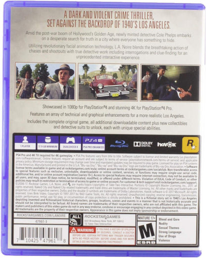 L.A. Noire - PlayStation 4