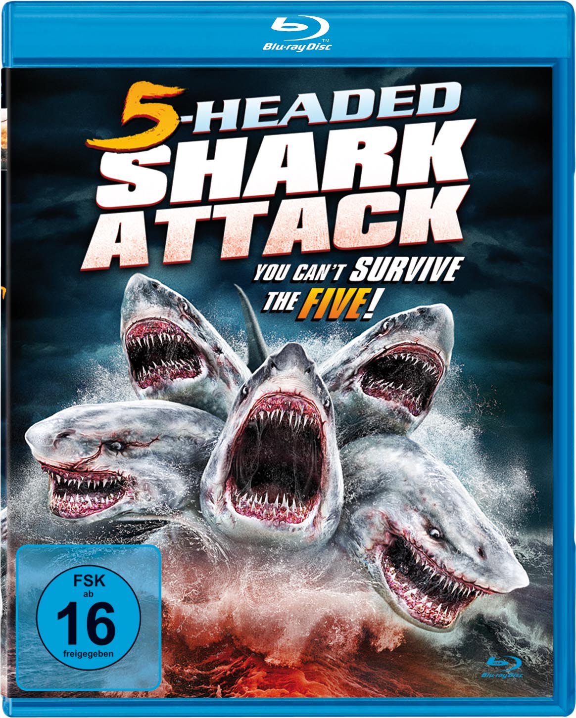 5-Headed Shark Attack - Uncut