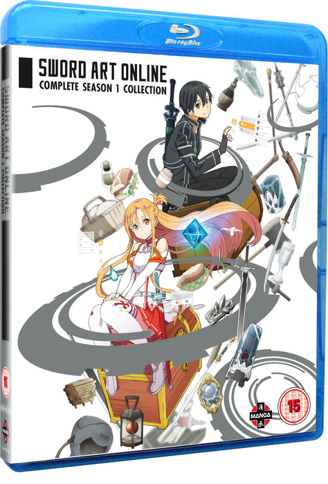 Sword Art Online Complete Season 1 Collection (Episodes 1-25) Blu-ray