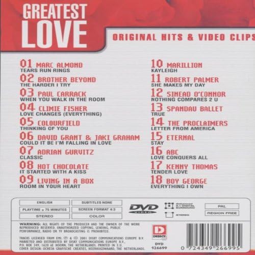 Greatest Love...And Many More (Original Hits & Video Clips