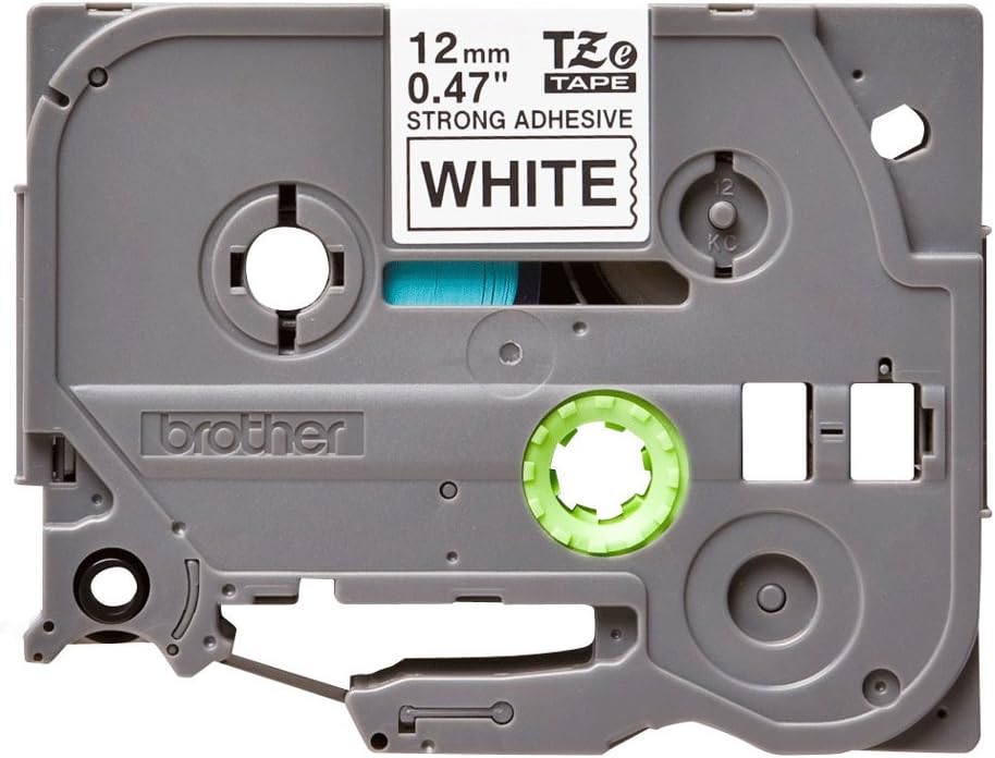 Brother TZe-S231 - Extra strength adhesive - black on white - Roll (1.2 cm x 8 m) 1 cassette(s) laminated tape - for Brother PT-D210, D600, H110, P-Touch PT-1005, 1880, E800, H110, P-Touch Cube Plus PT-P710