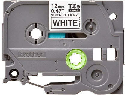 Brother TZe-S231 - Extra strength adhesive - black on white - Roll (1.2 cm x 8 m) 1 cassette(s) laminated tape - for Brother PT-D210, D600, H110, P-Touch PT-1005, 1880, E800, H110, P-Touch Cube Plus PT-P710