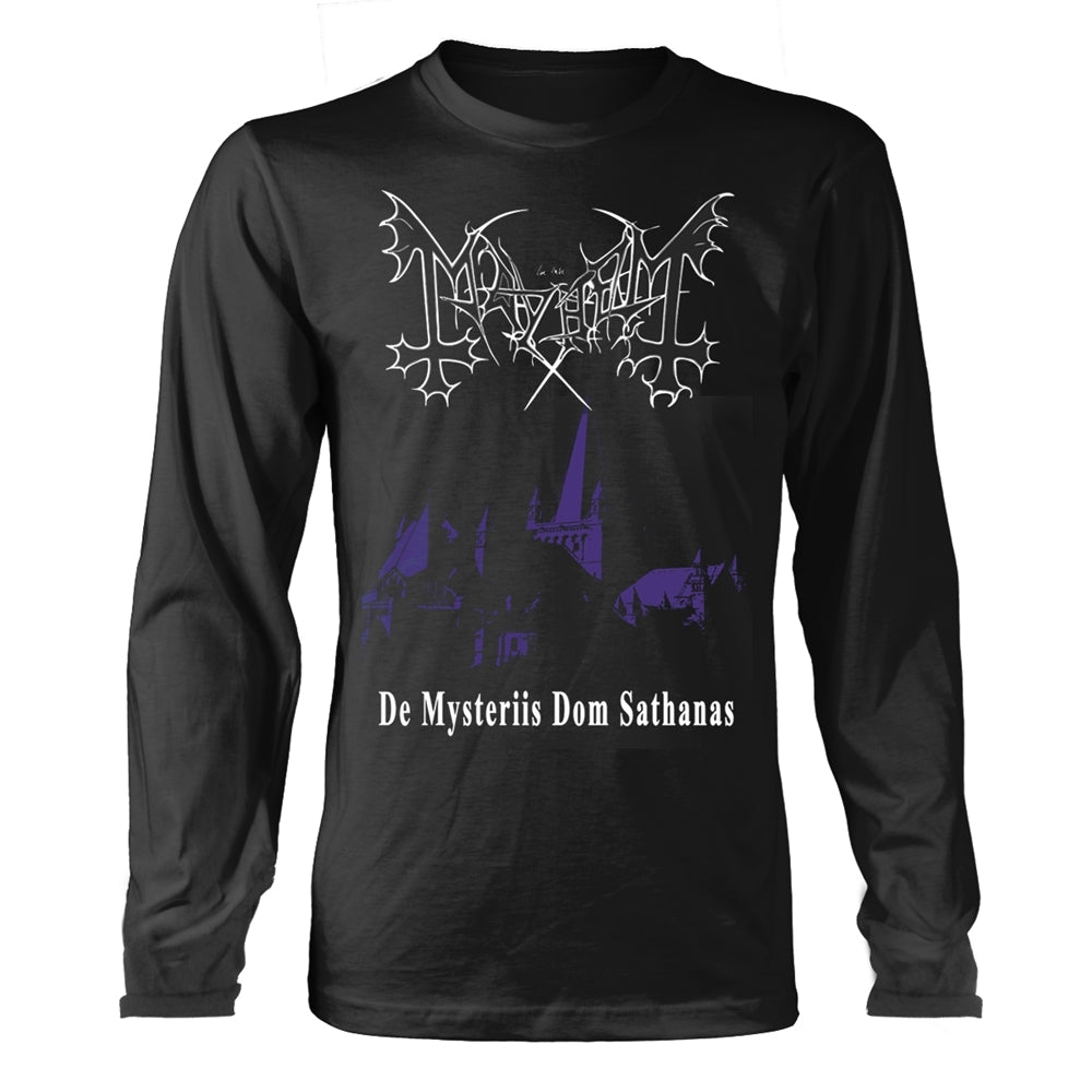 MAYHEM - DE MYSTERIIS DOM SATHANAS BLACK (FOTL) Long Sleeve Shirt Small